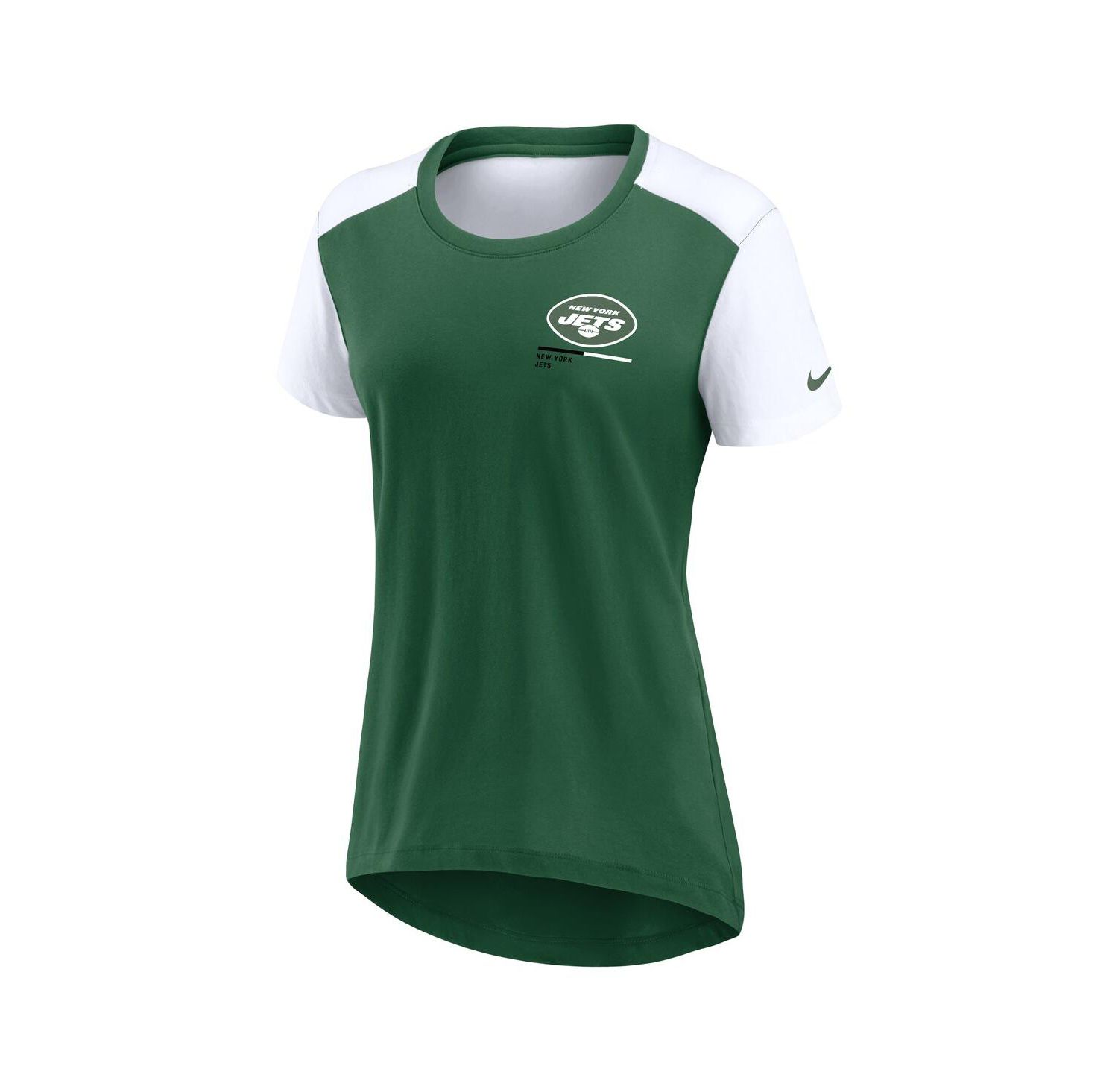 Women's Green New York Jets Performance Fashion T-Shirt