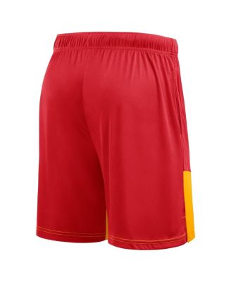Men's Red/Gold Kansas City Chiefs Big Tall Best of the Best Performance Shorts
