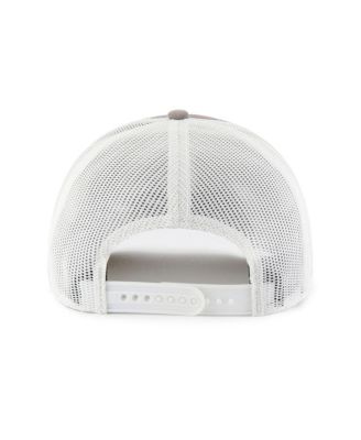 Men's Gray/White Houston Astros Tide Sweep Rope Trucker Adjustable Hat