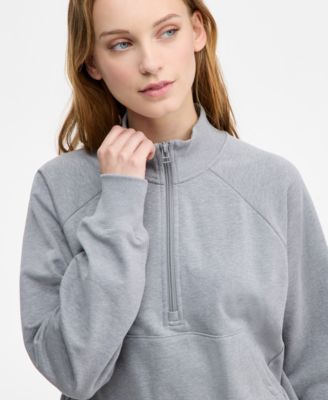 Women's Fleece Quarter-Zip Sweatshirt, Macy's Exclusive