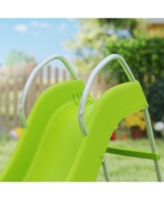 Outdoor Slide for Kids Ages 3-8, 5.7FT Freesding Wave Slide,