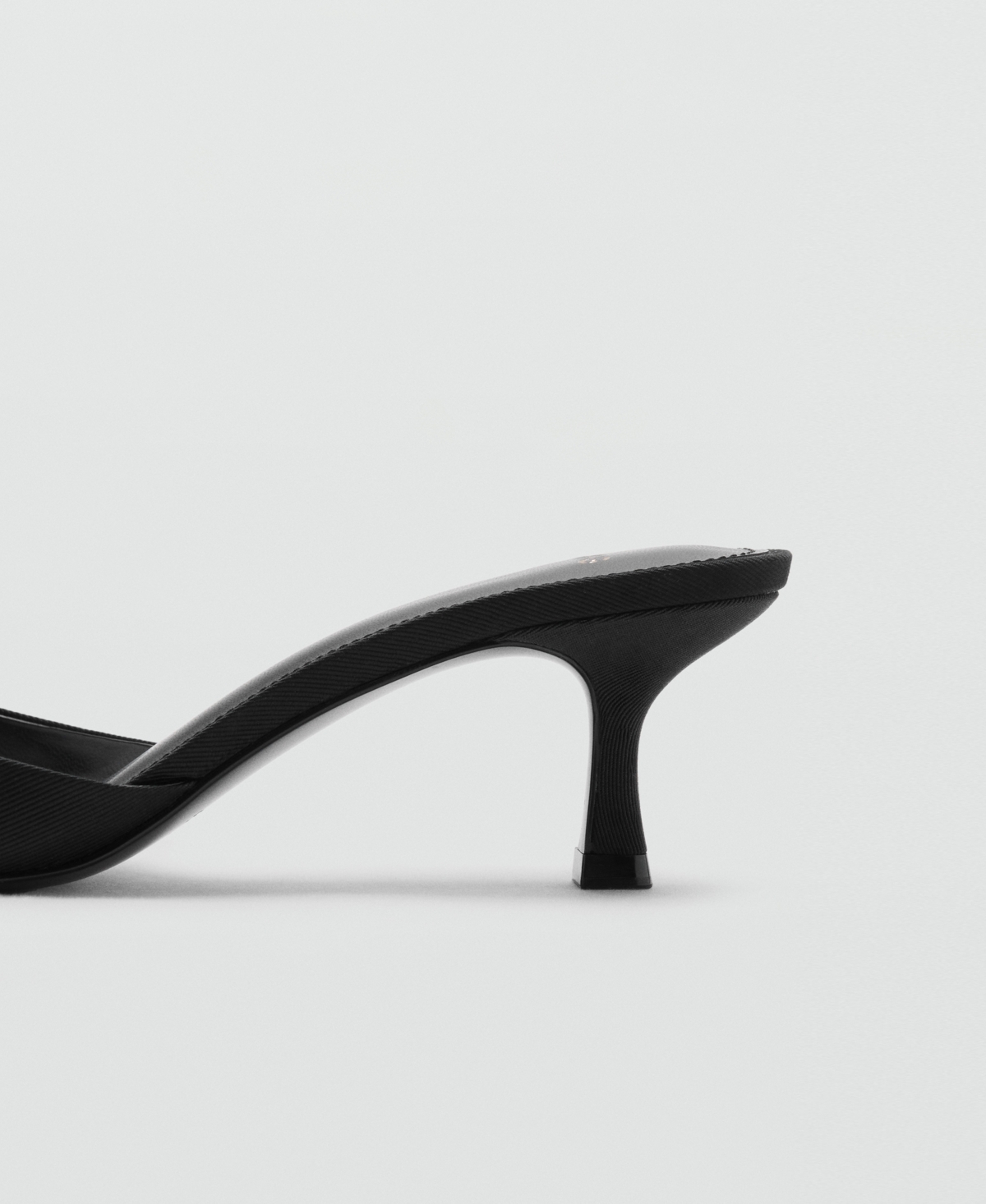 Mango Women's Kitten-heel Strap Sandals In Black