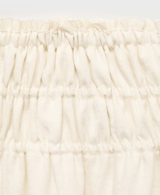 Women's Long Gathered Panel Skirt