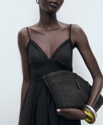 Women's Lace Details Long Dress