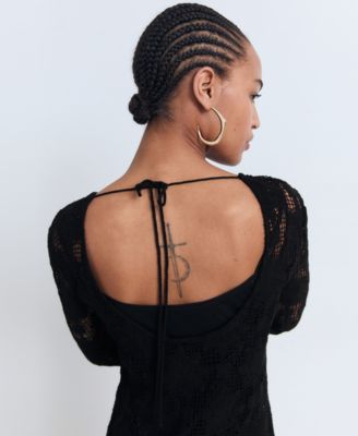 Women's Crochet Short Dress