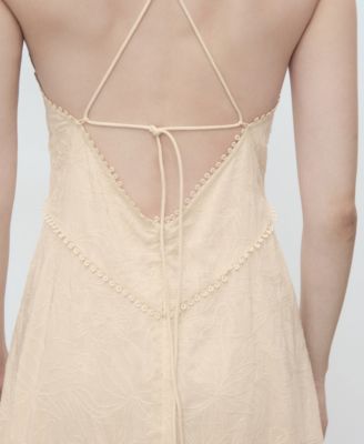 Women's Embroidered Midi Dress