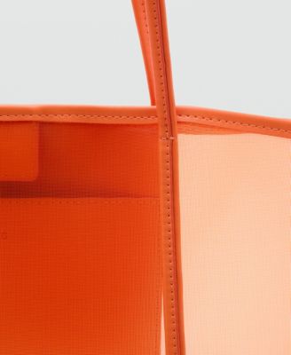 Women's Semi-Transparent Shopper Bag