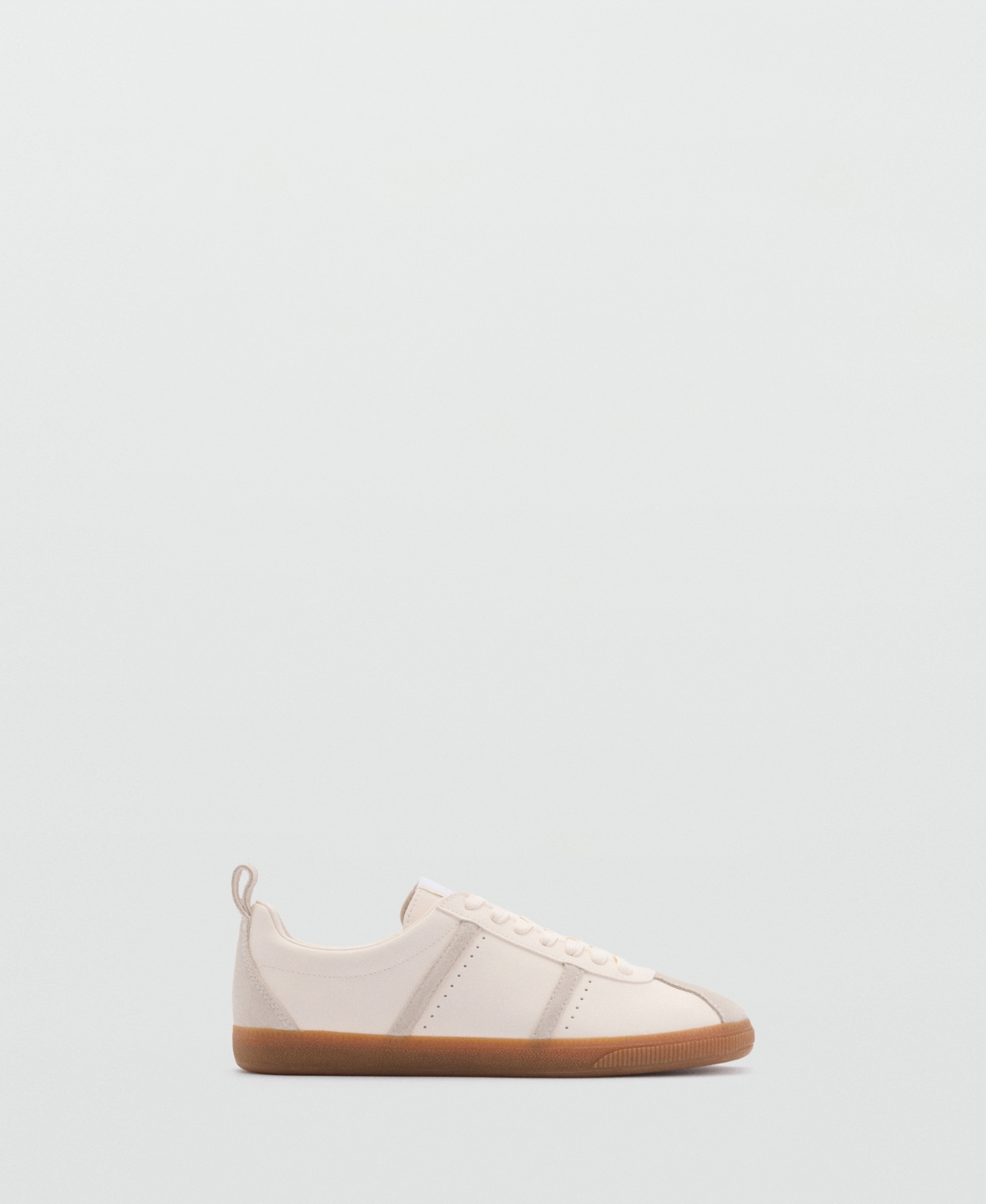 Mango Contrast Panel Sneaker In Multi