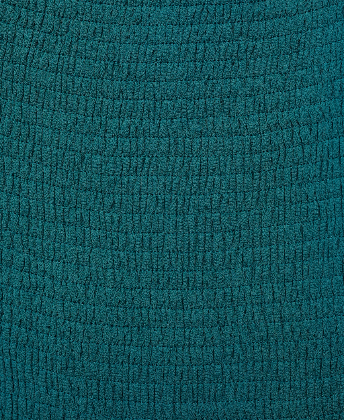 Mango Asymmetric Smocked One-shoulder Midi Dress In Green