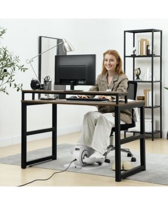 Under Desk Elliptical Machine with Remote Control, 10 Speeds