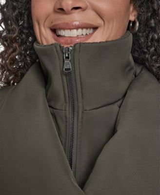 Plus Size Belted Long-Sleeve Wrap Coat, Created for Macy's