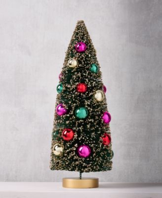 Whimsy Green Faux Christmas Tree  With Colorful Ornaments, Macy's Exclusive 