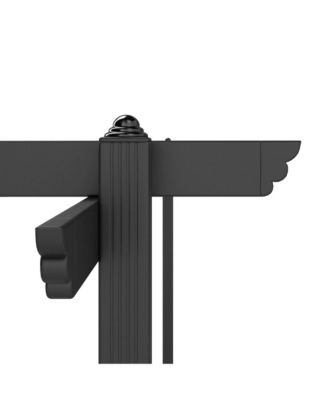 13' x 13' Aluminum Pergola with Retractable Canopy,