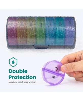 Weekly Pill Organizer 7 Day 2 Times a Day