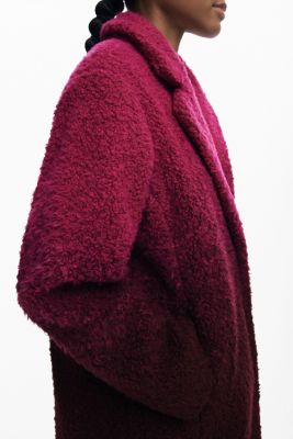 Women's Gradient boucle coat