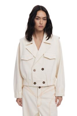 Women's Detachable trucker jacket
