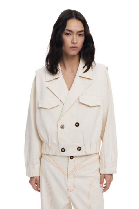 Женские куртки Desigual Women's Detachable trucker jacket
