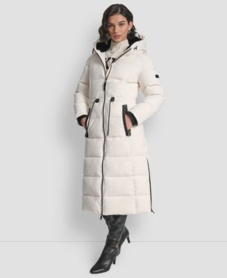 DKNY Women's Hooded Anorak Maxi Puffer Coat - Macy's