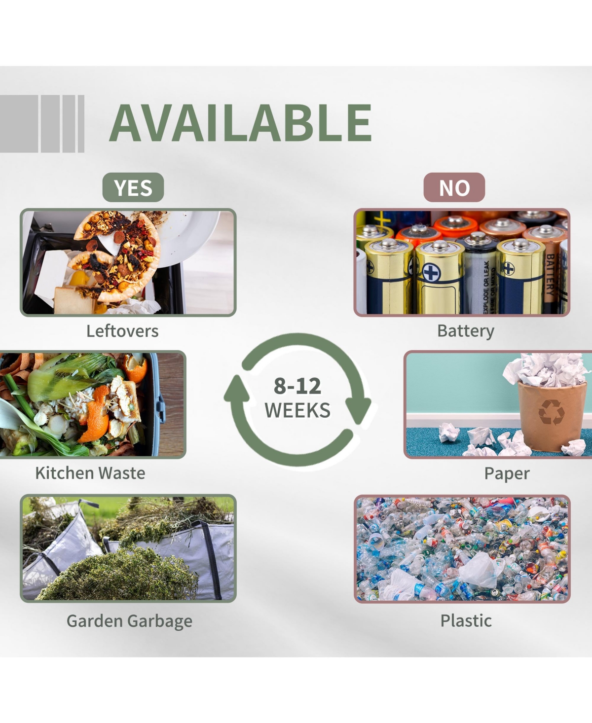 Outsunny Tumbling Compost Bin Outdoor 360