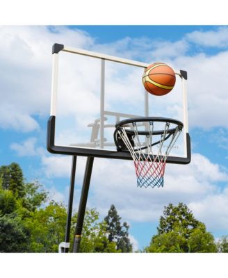 Portable Basketball Hoop 4.9-10' Height Adjustable Basketball Goal