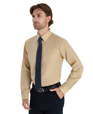 Men's Regular Fit Solid Dress Shirt, Macy's Exclusive