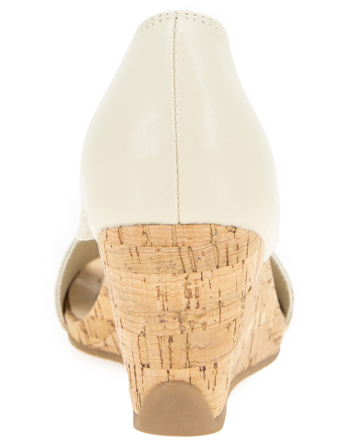 Kenneth Cole Reaction Women's Gelena Stretch Wedge Sandals In White
