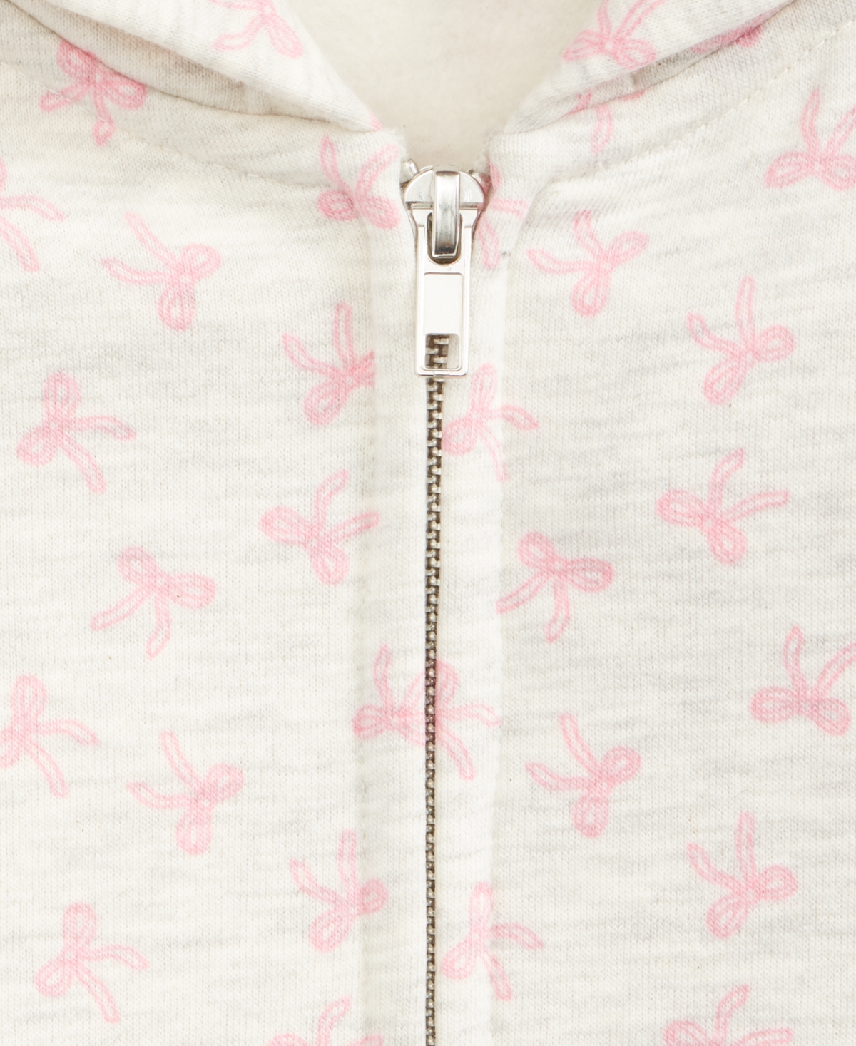 With Jules Girls 7-16 Printed Zip Hoodie In White