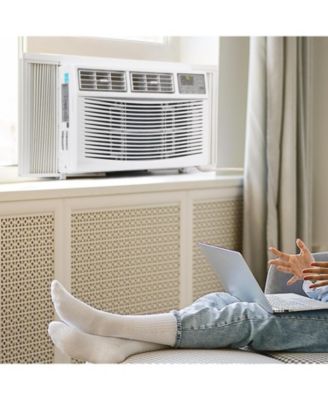 8,000 BTU Window AC - Quiet Performance, Dehumidify & Fan Modes, Remote Control Included, Easy Setup, Perfect for Home and Office