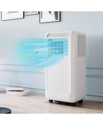 10,000 BTU  3-in-1 Cooling, Dehumidifier & Fan, Remote Control, 24-Hour Timer - Portable Air Conditioner