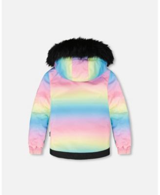 Toddler Girls Two-Piece Play Snowsuit Smiley Face Toddler|Child