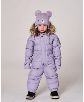 Baby Girl One-Piece Baby Original Puffy Snowsuit Purple Gray - Baby|Toddler