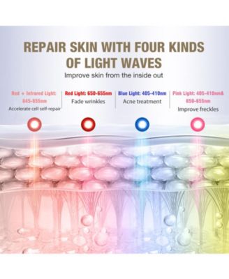 Penguin 4 LED Light Platinum Therapy Face Mask, FDA Approved