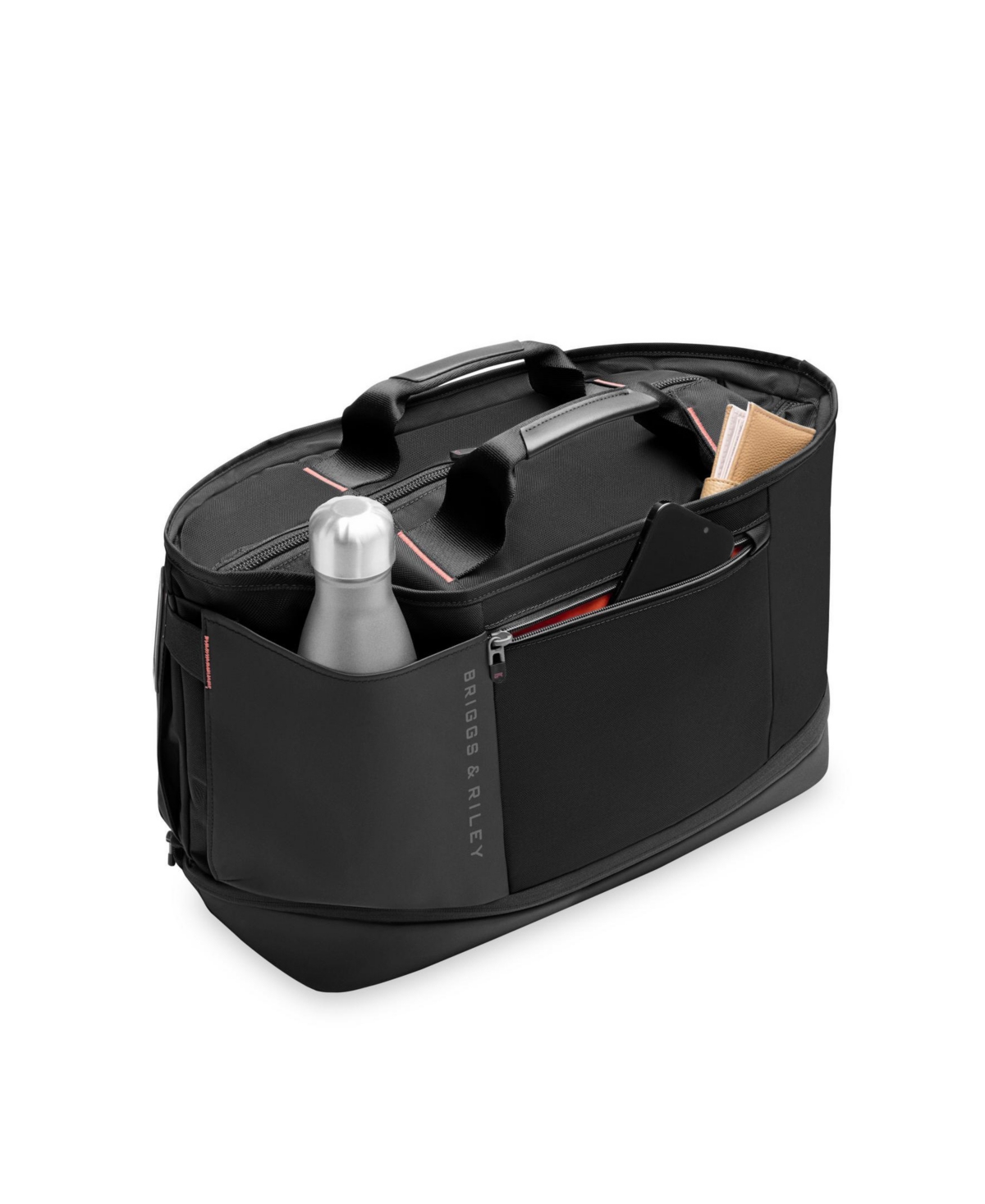 Briggs & Riley Expandable Overnighter In Black