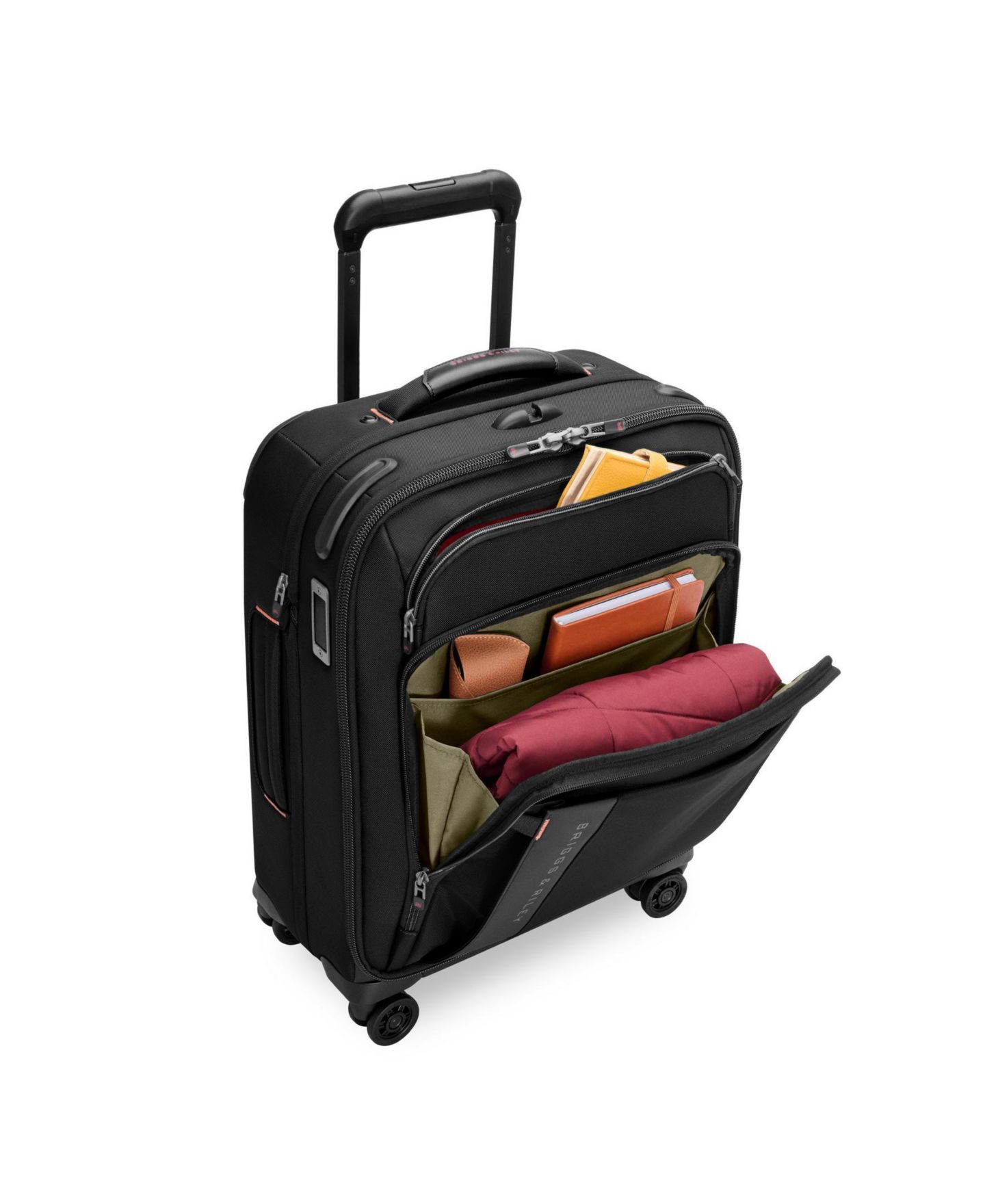 Чемодан Briggs & Riley Global 21" Carry-On Expandable Spinner, цвет: Чёрный — фото 2