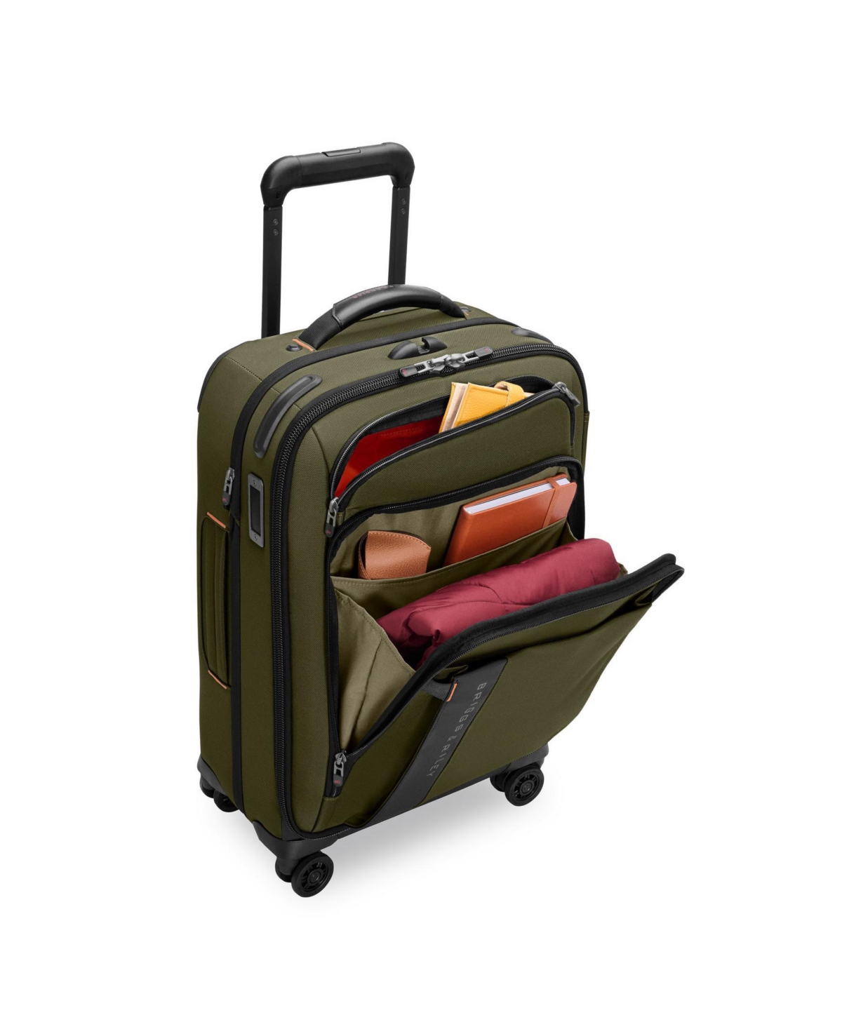 Briggs & Riley Essential 22" Carry-on Expandable Spinner In Green