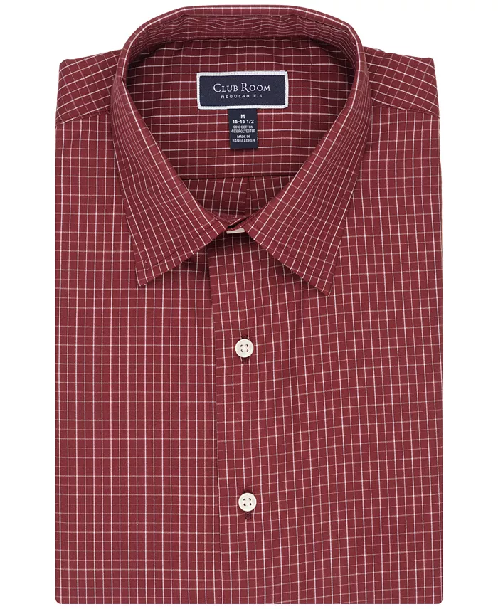 Men's Regular-Fit Micro Check Dress Shirt - thumbnail 8