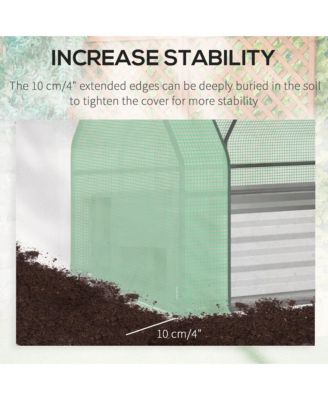 Raised Garden Bed with Cover, Mini house,