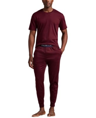 Men's Elastic Waist Pajama Jogger Pants