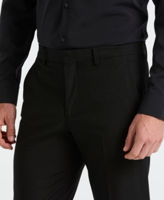 Men's Dobby Louis Slim Fit Suit Pants