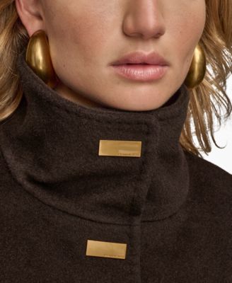 Women's Stand-Collar Single-Breasted Coat