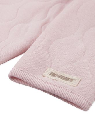 Baby Girl Short Sleeve Bodysuit, Quilted Cardigan and Pant, 3-Piece Set