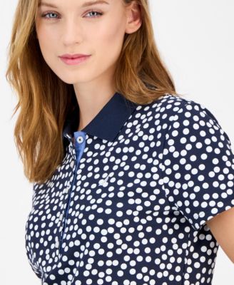 Women's Snow Dot Polo Shirt