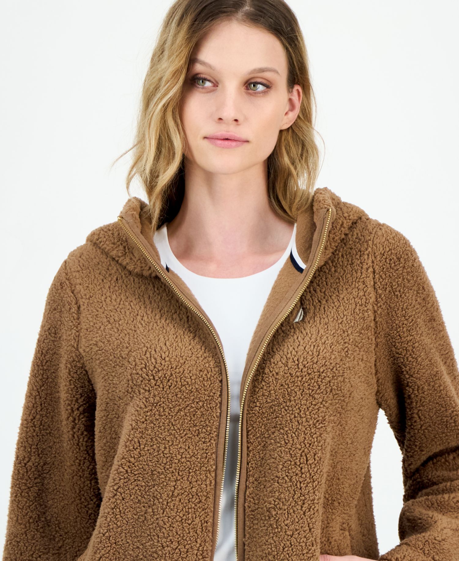 Nautica Women's Zippered Fleece Jacket