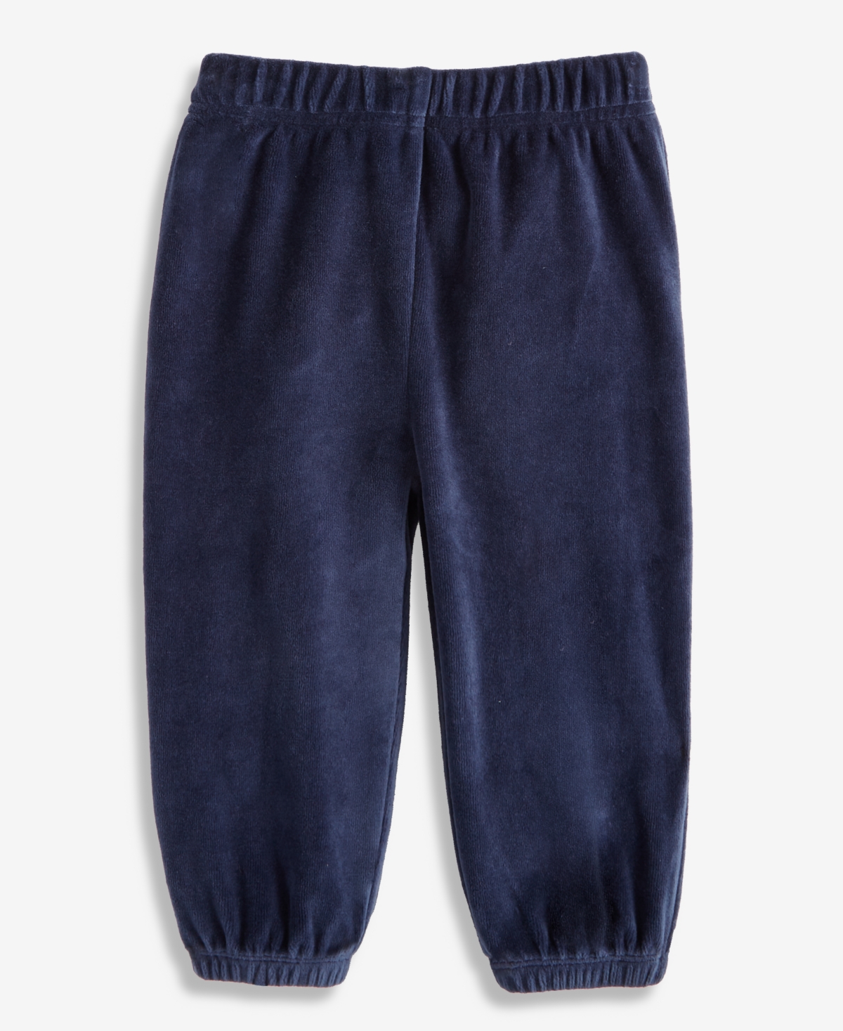 First Impressions Baby Boys Solid Velour Pants, Macy's Exclusive In Blue
