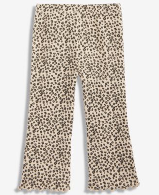 Baby Girls Mix and Match Leopard-Print Rib Pants, Macy's Exclusive