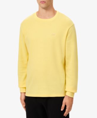 Men's Waffle-Knit Thermal Sleep Shirt