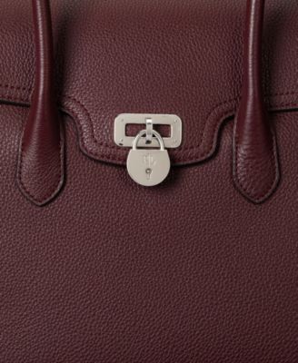 Pebbled Leather Extra-Large Tanner Satchel