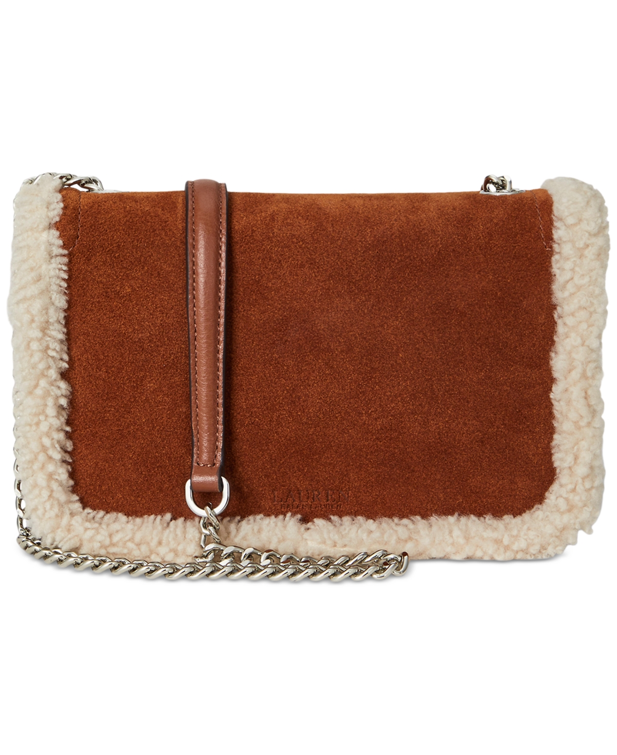 Lauren Ralph Lauren Bradley Suede Crossbody Bag