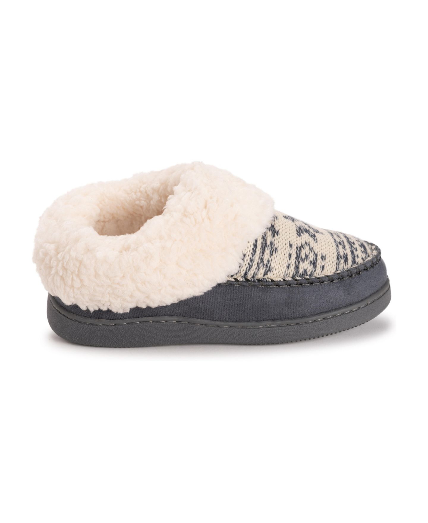 Женские тапочки MUK LUKS Minerva Slipper, цвет: Синий серый — фото 2