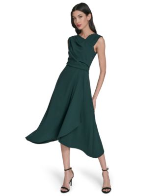 Vince Camuto - Women's Signature Stretch Crepe Midi Dress